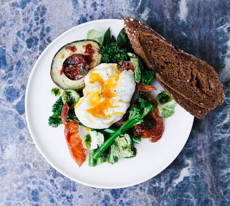 Plant-based nutrition with colorful vegetables and legumes
